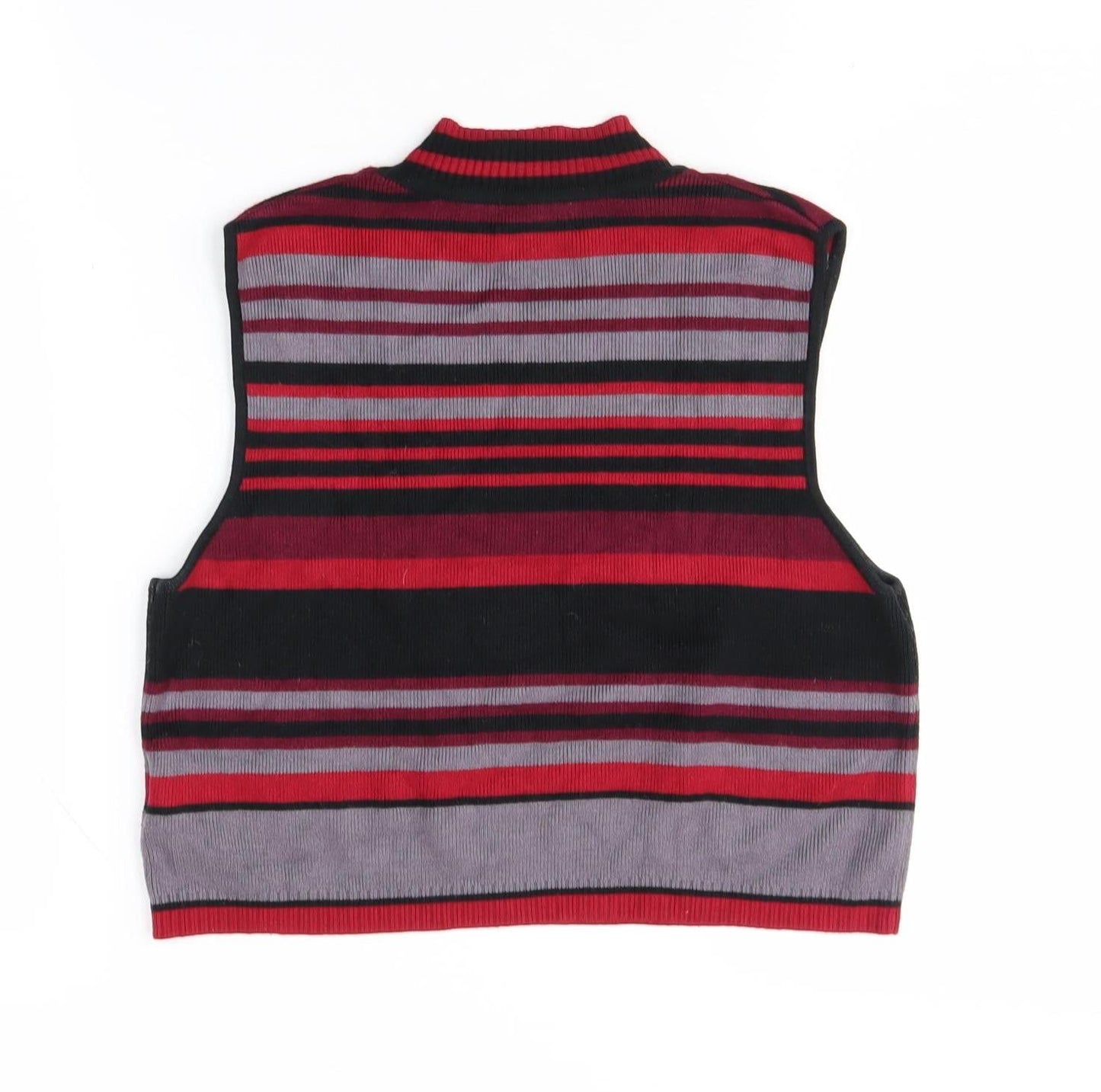 Womens UK Size L Cooperative Multicoloured Vest Jumper