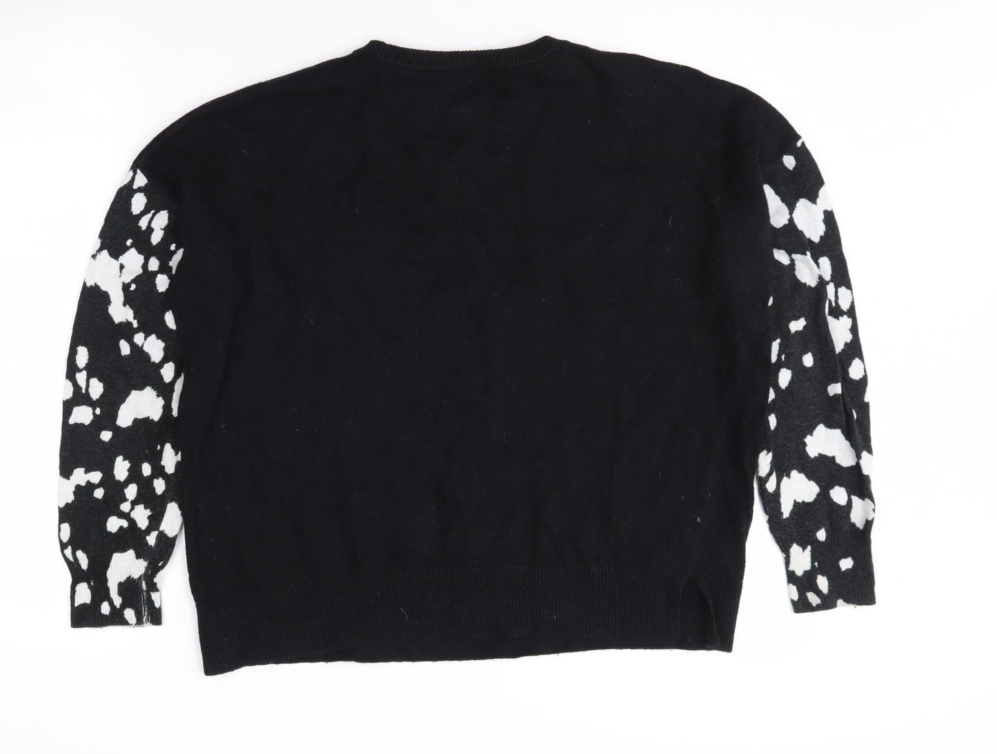 Womens UK Size 12 Mint Velvet Black Pullover Jumper