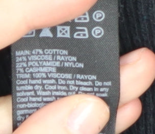 Womens UK Size 12 Mint Velvet Black Pullover Jumper