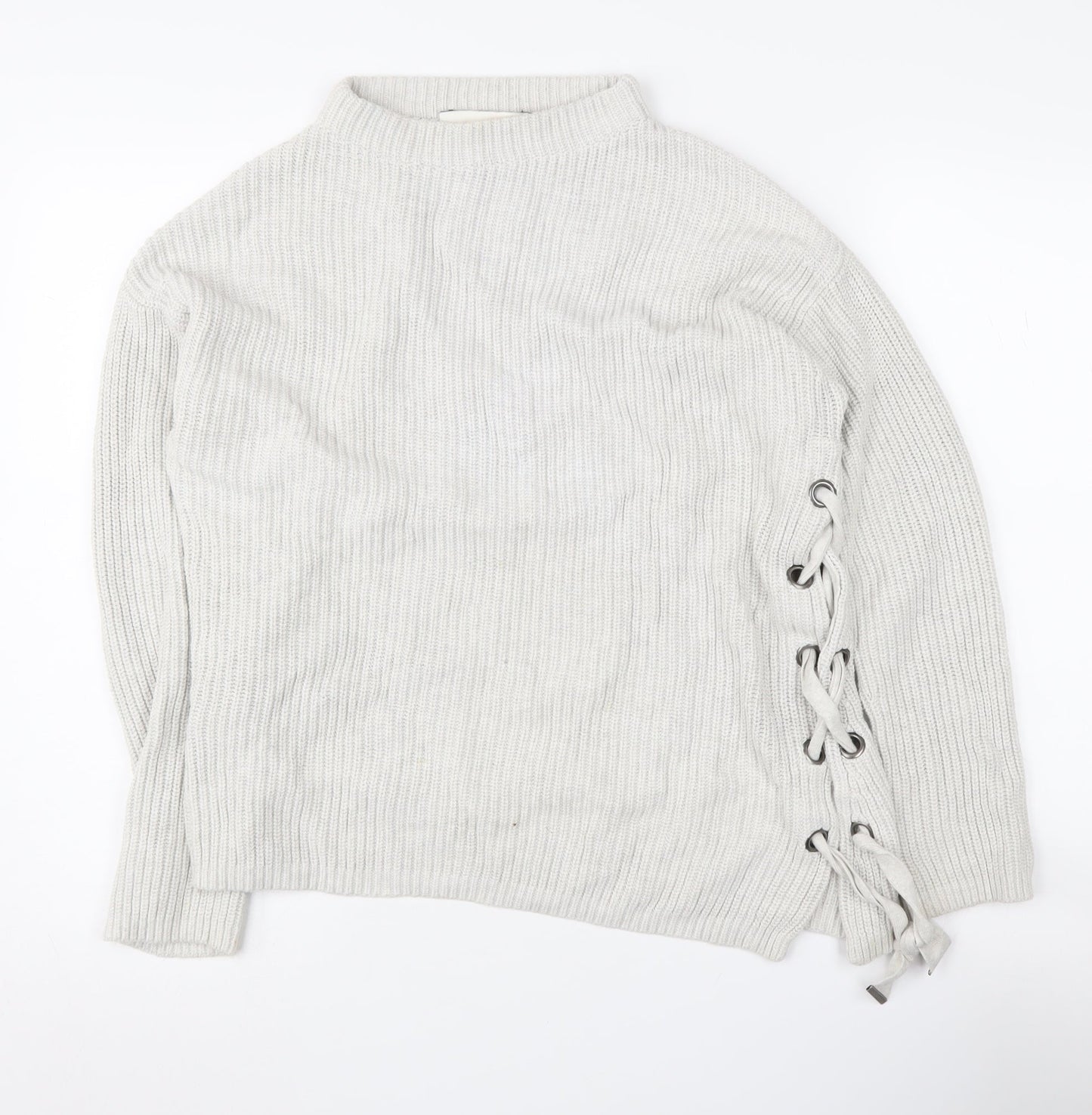 Womens UK Size 12 Oui Ivory Pullover Jumper