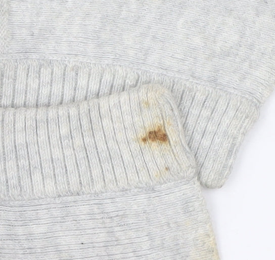 Womens UK Size 14 Maine New England Grey Cardigan Jumper