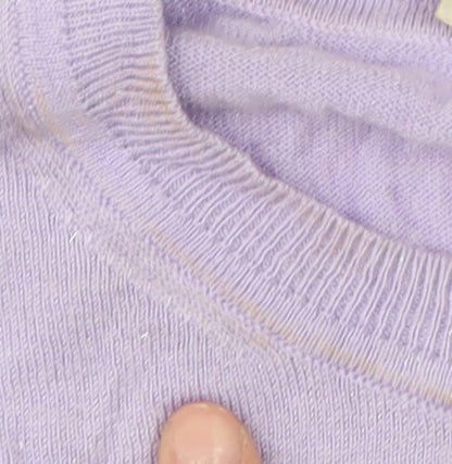 Womens UK Size 6 Whistles Purple Pullover Jumper