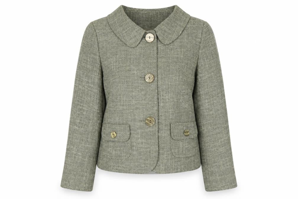 Womens UK Size 12 Viyella  Green Blazer