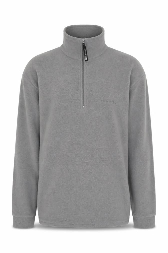 Mens UK Size S Trespass Grey 1/4 Zip Sweatshirt