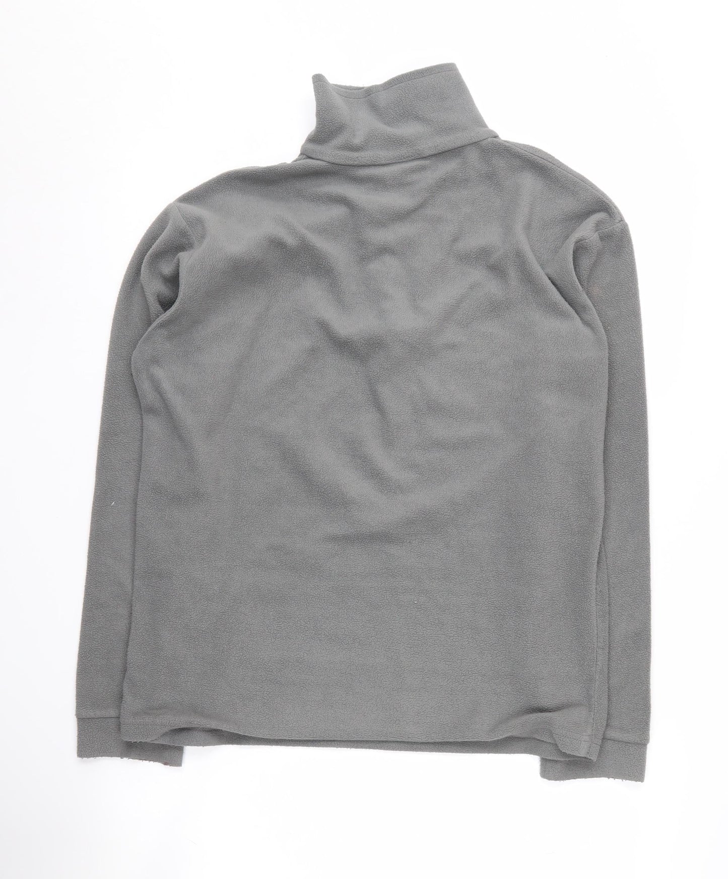 Mens UK Size S Trespass Grey 1/4 Zip Sweatshirt