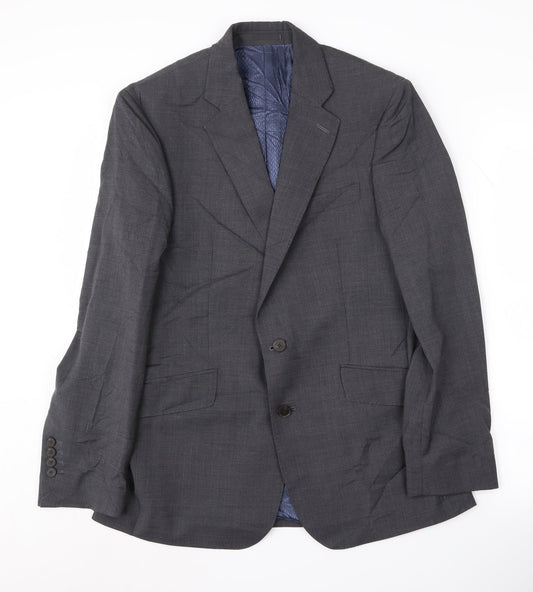 Mens UK Size 36 Jaeger Regular Grey Suit Jacket