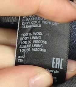Mens UK Size 36 Jaeger Regular Grey Suit Jacket