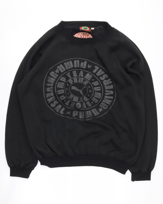 Mens UK Size L PUMA Black Pullover Sweatshirt
