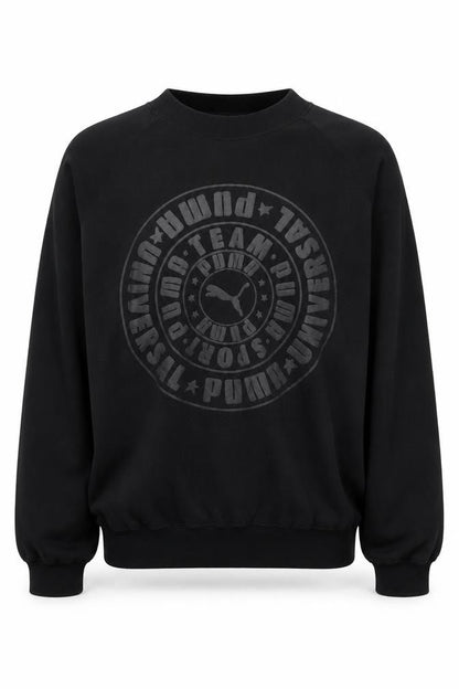 Mens UK Size L PUMA Black Pullover Sweatshirt