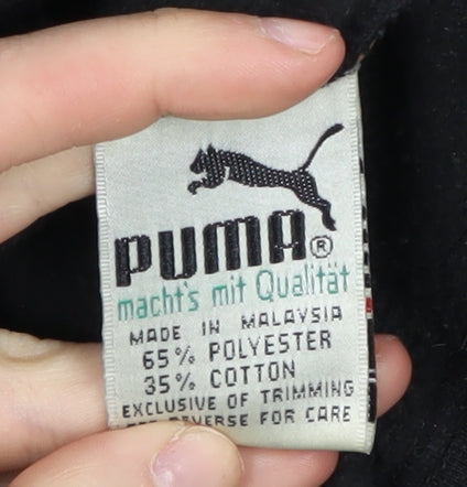 Mens UK Size L PUMA Black Pullover Sweatshirt