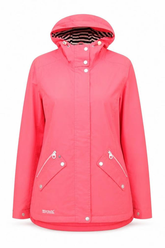 Womens UK Size 12 Regatta Pink Rain Coat