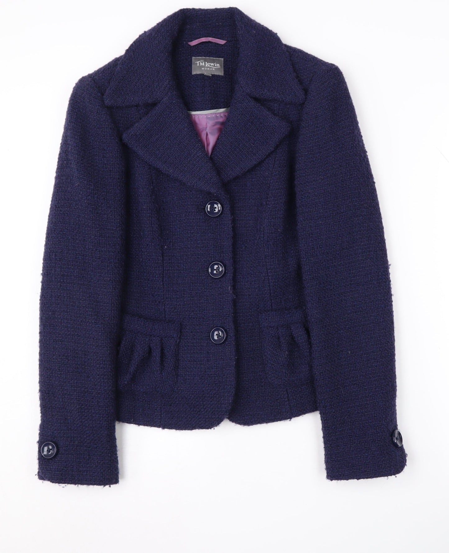 Womens UK Size 8 TM Lewin Regular Blue Blazer