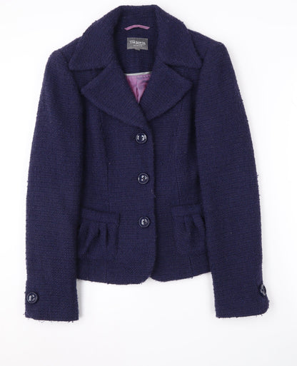 Womens UK Size 8 TM Lewin Regular Blue Blazer