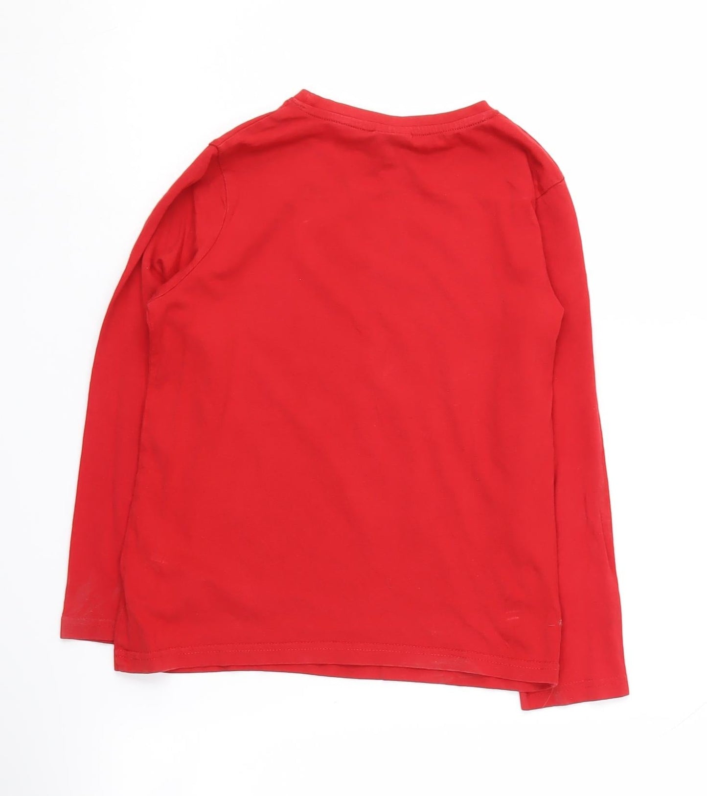 Manchester United Boys Red Long Sleeve T-Shirt 8-9 Years