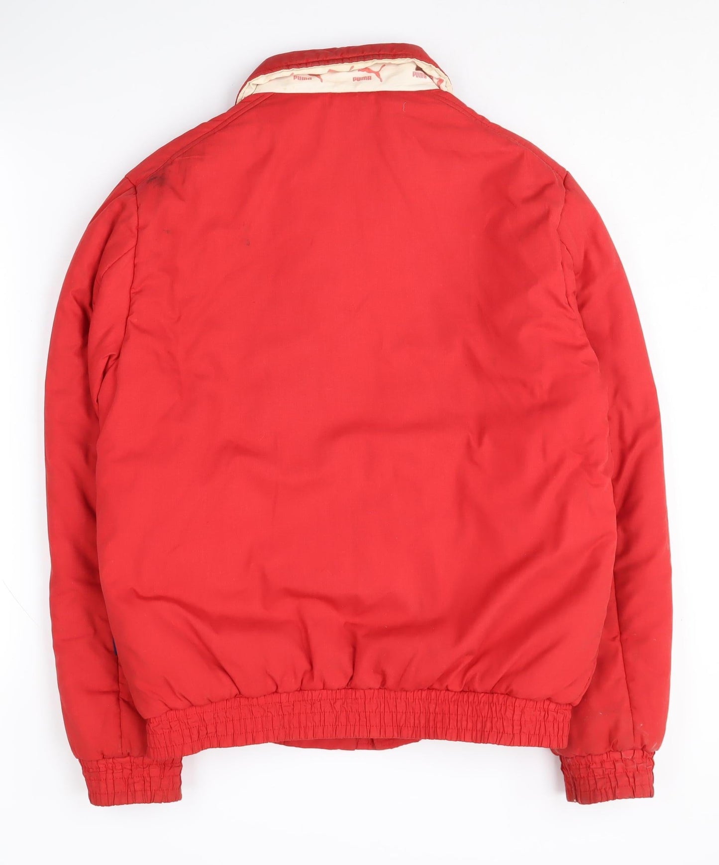 Mens UK Size M PUMA Red Basic Jacket