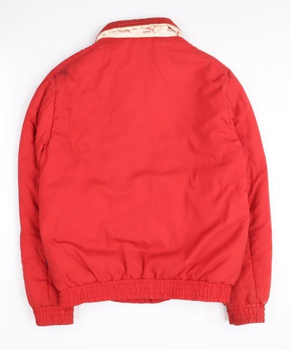 Mens UK Size M PUMA Red Basic Jacket