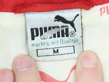 Mens UK Size M PUMA Red Basic Jacket