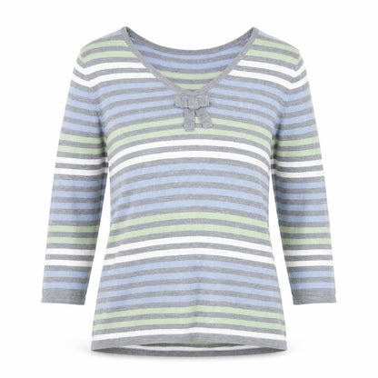 Womens UK Size 10 Eastex Multicoloured Pullover Jumper