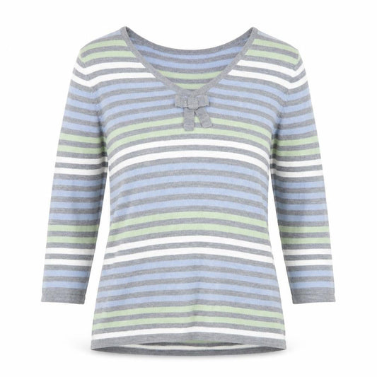 Womens UK Size 10 Eastex Multicoloured Pullover Jumper