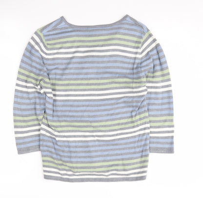 Eastex Women's Striped Pullover Jumper, Size 10