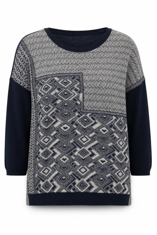 Womens UK Size 10 White Stuff Blue Pullover Jumper