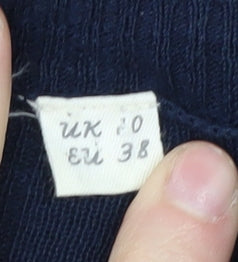 Womens UK Size 10 White Stuff Blue Pullover Jumper