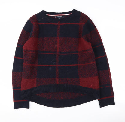 Kangol Men's Multicoloured Plaid Pullover Jumper, Size M