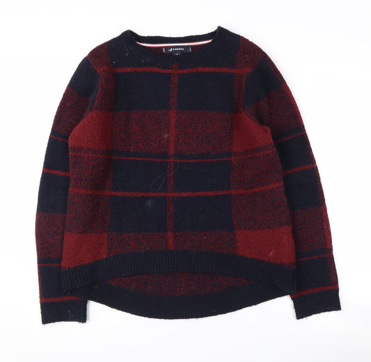 Kangol Men's Multicoloured Plaid Pullover Jumper, Size M