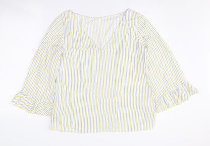 Womens UK Size 12 Massimo Dutti Multicoloured Tunic Blouse