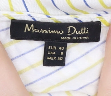 Womens UK Size 12 Massimo Dutti Multicoloured Tunic Blouse