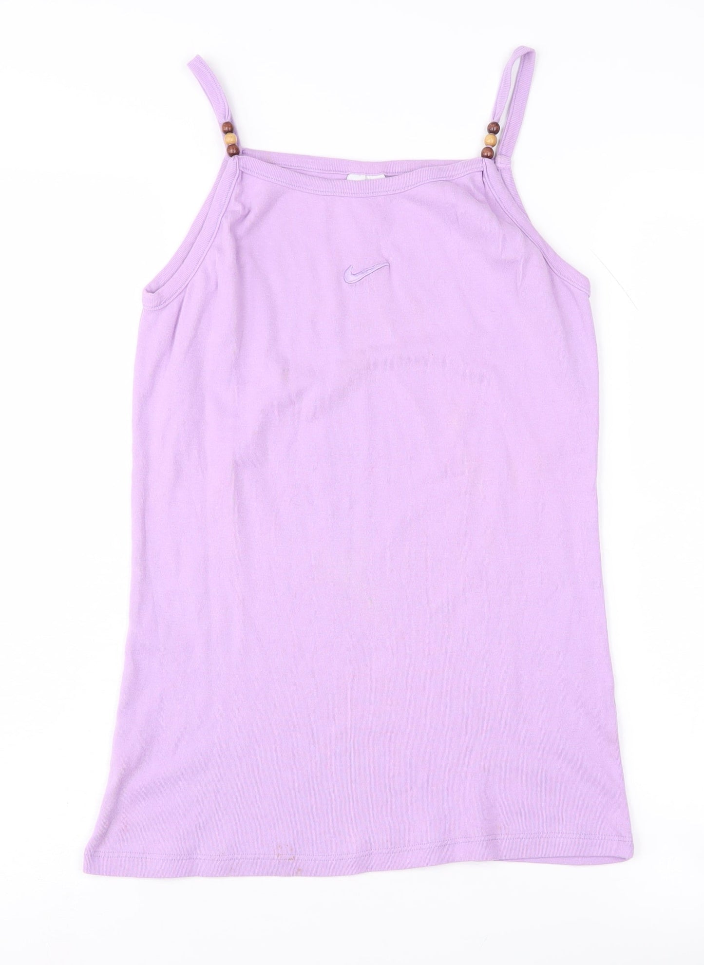 Nike Women's Purple 2XL Beaded Tank Top Spaghetti Strap