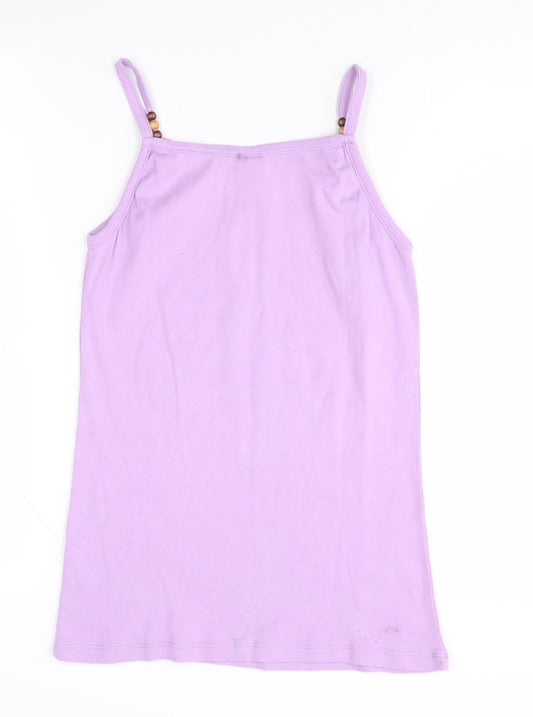 Nike Women's Purple 2XL Beaded Tank Top Spaghetti Strap