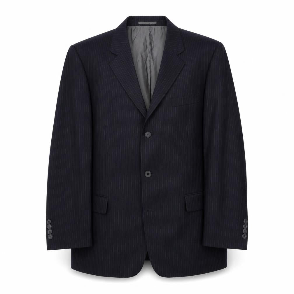 Mens UK Size 42 Pierre Cardin Regular Blue Suit Jacket