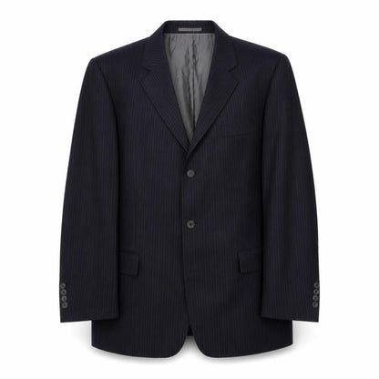 Mens UK Size 42 Pierre Cardin Regular Blue Suit Jacket