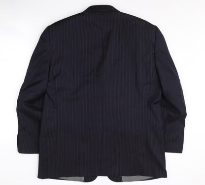Mens UK Size 42 Pierre Cardin Regular Blue Suit Jacket