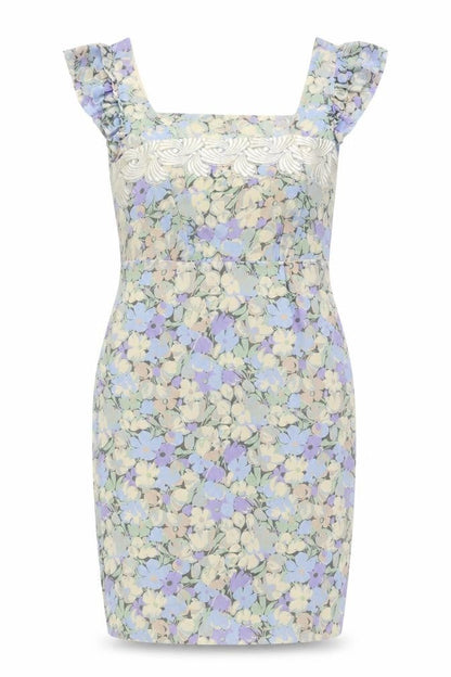 Whistles Women's Multicoloured Floral Silk Dress UK 10
