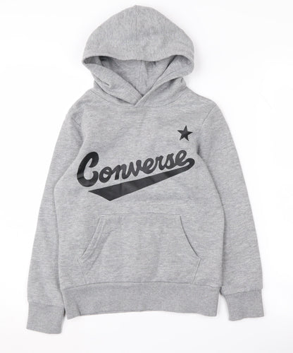 Converse Boys Grey Pullover Hoodie Size 8-10 Years