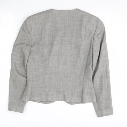 Womens UK Size 12 Laura Ashley Regular Grey Blazer