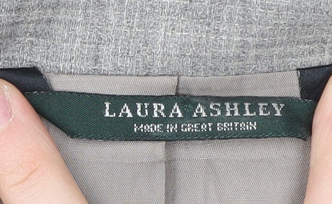 Womens UK Size 12 Laura Ashley Regular Grey Blazer