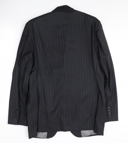 Austin Reed Men's Black Striped Blazer 40R