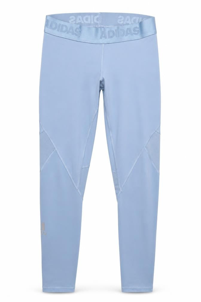Womens UK Size S adidas Athletic Fit Compression Blue Leggings