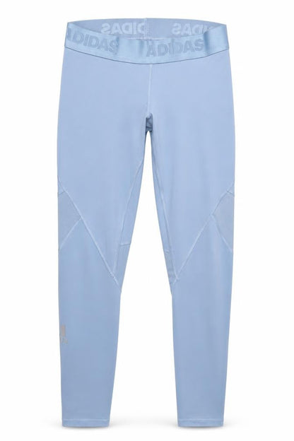 Womens UK Size S adidas Athletic Fit Compression Blue Leggings