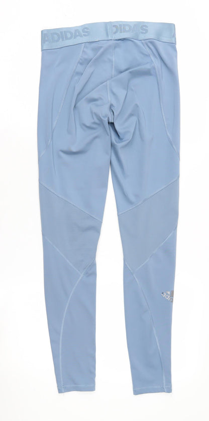 Adidas Women's Blue Compression Leggings S for Gym