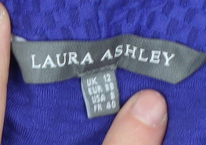 Laura Ashley Women's Blue Shift Dress Size 12