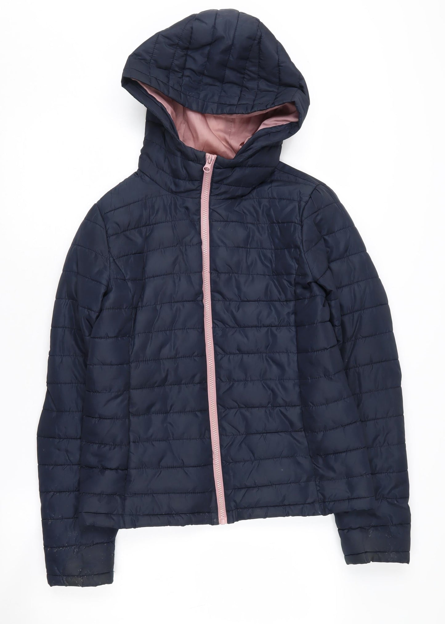 Womens UK Size S Jacqueline de Yong Blue Puffer Jacket