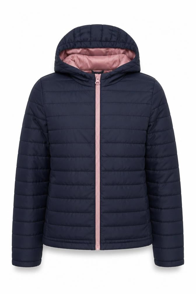 Womens UK Size S Jacqueline de Yong Blue Puffer Jacket
