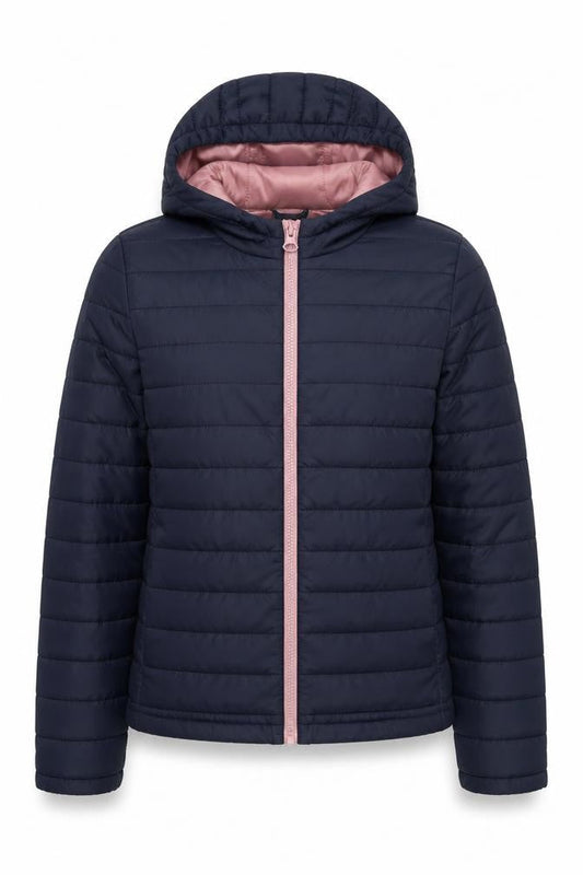 Womens UK Size S Jacqueline de Yong Blue Puffer Jacket