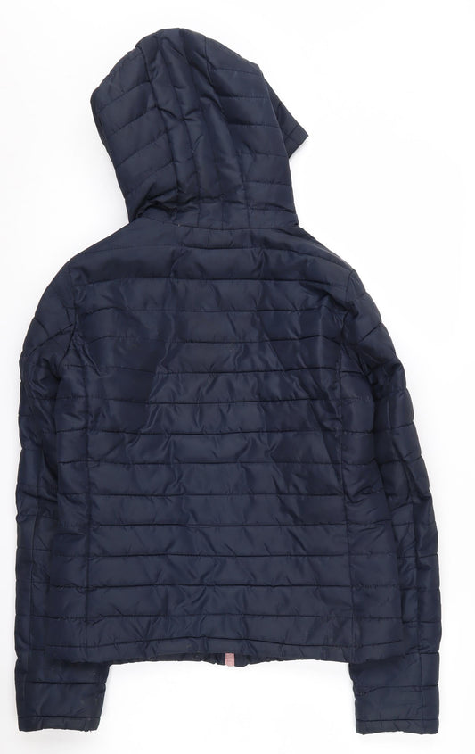 Jacqueline de Yong Women's Blue Puffer Jacket S