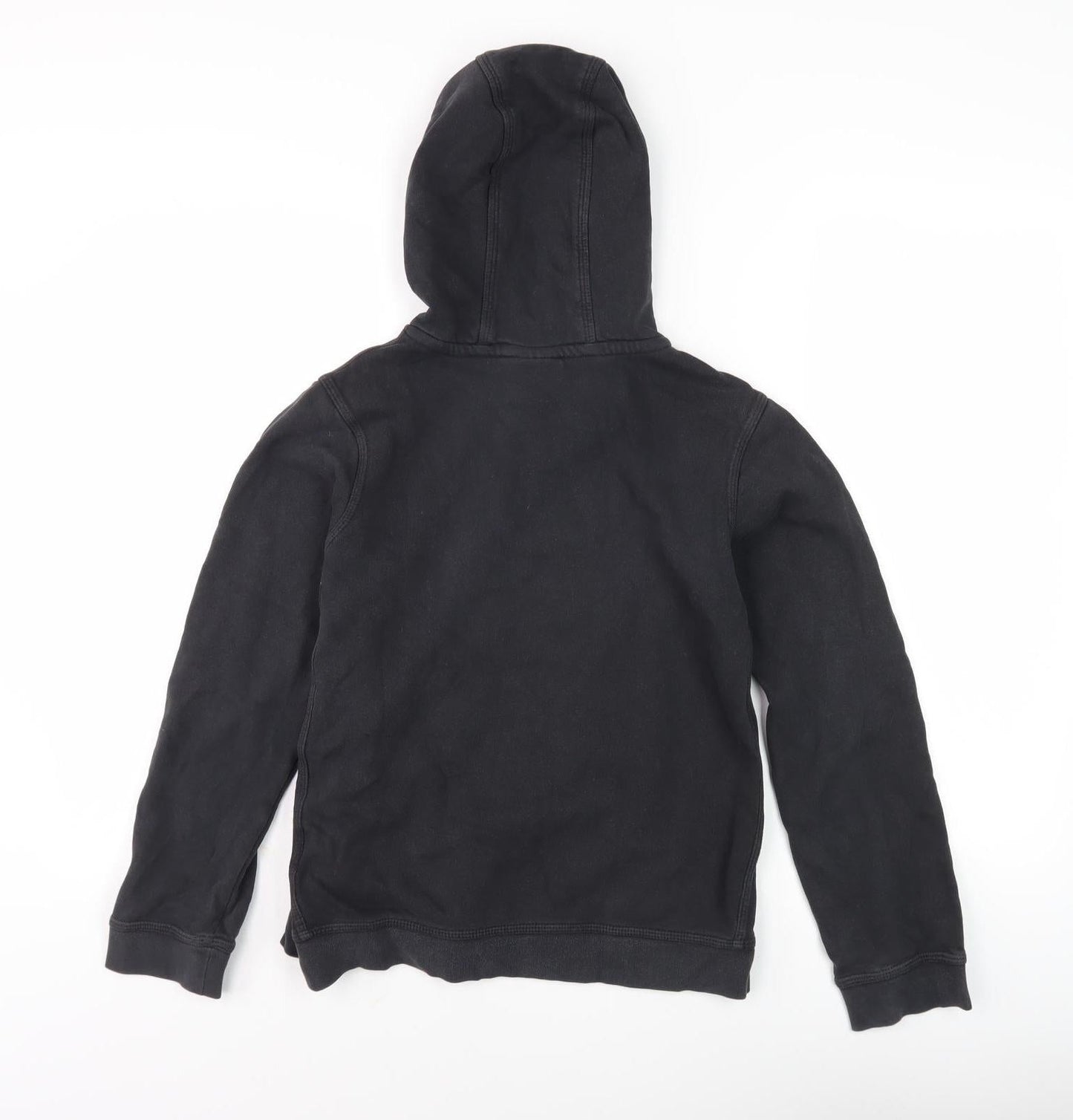 Nike Boys Black Hoodie Large Pullover Fleece Casual