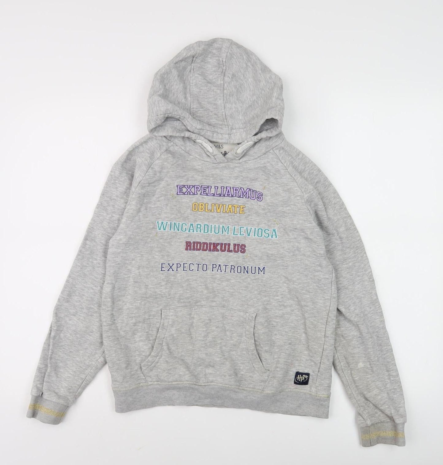 Womens UK Size 12 Marks and Spencer Grey Pullover Hoodie